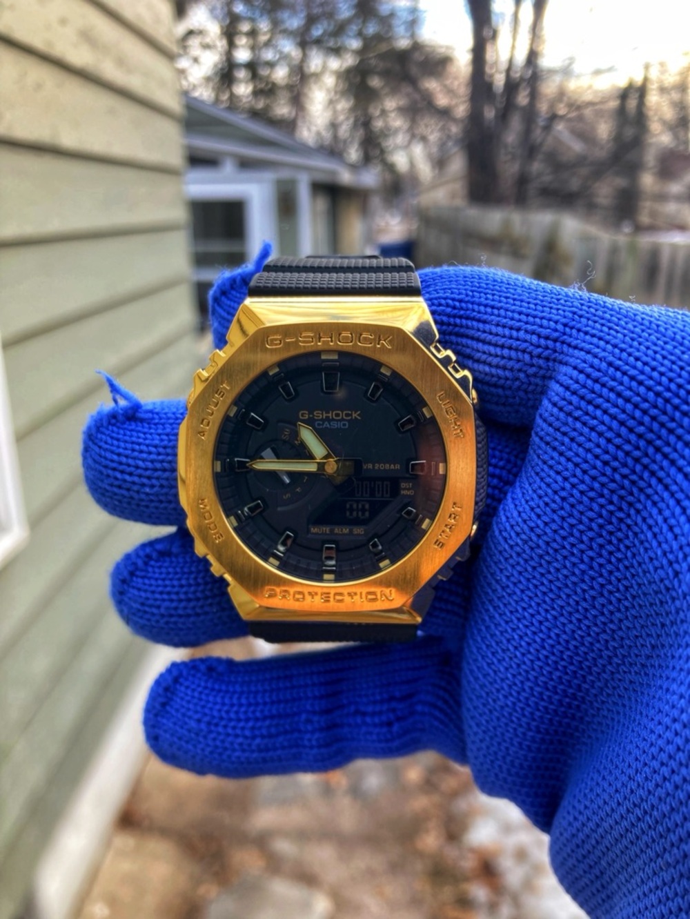 Casio G Shock Gold and Black Style Color-way